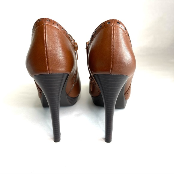 Worthington Brown Ankle Boots Stiletto - 9 - Picture 4 of 13